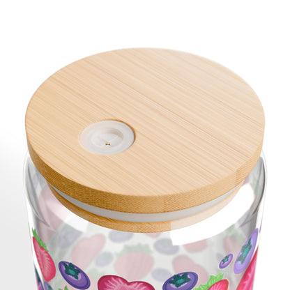 Berry Mixed Emotions | 16oz, Glass Tumbler & Straw