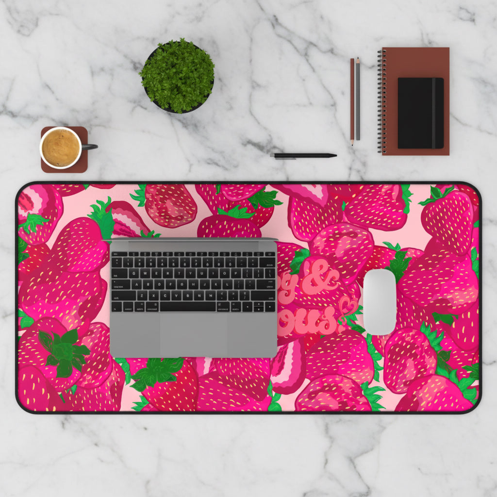 Strawberry Delight | Desk Mat
