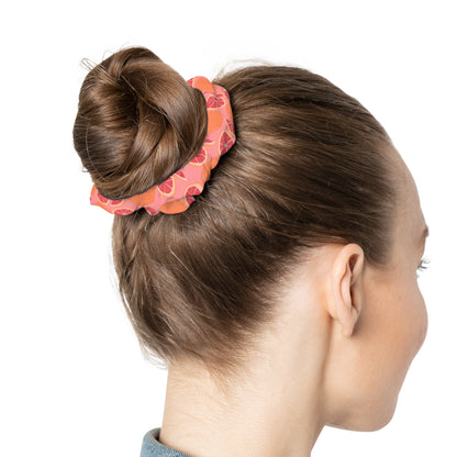 Pink Grateful Grapefruits | Hair Scrunchie