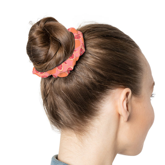 Pink Grateful Grapefruits | Hair Scrunchie