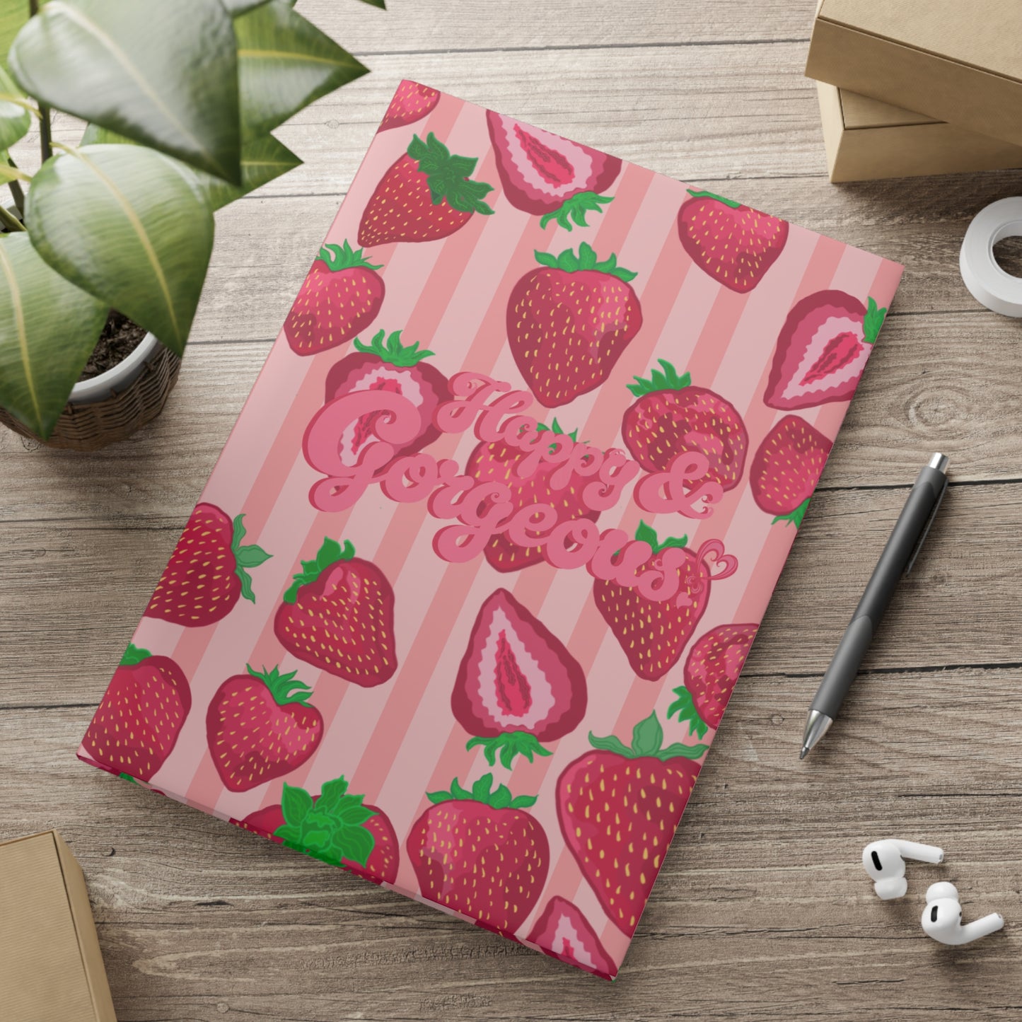 Strawberry Bliss | Hardcover Journal