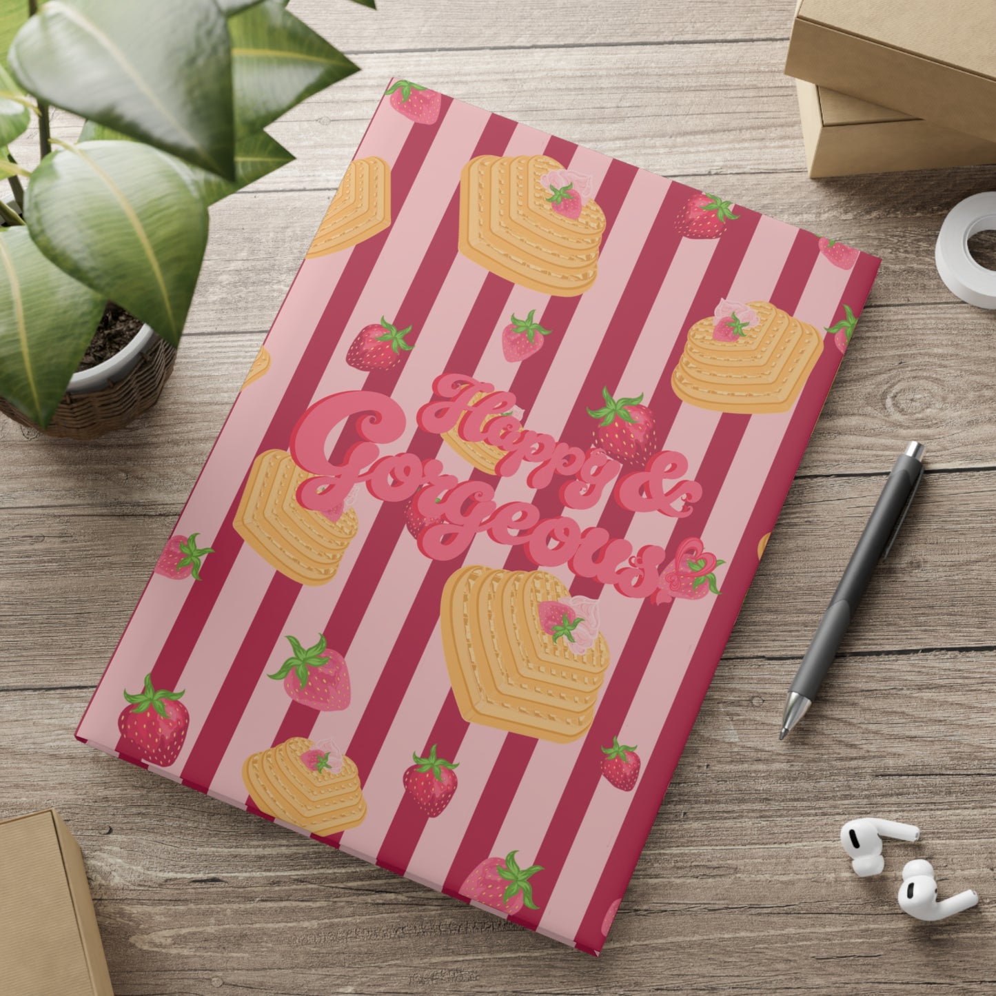Heart Waffles | Hardcover Journal