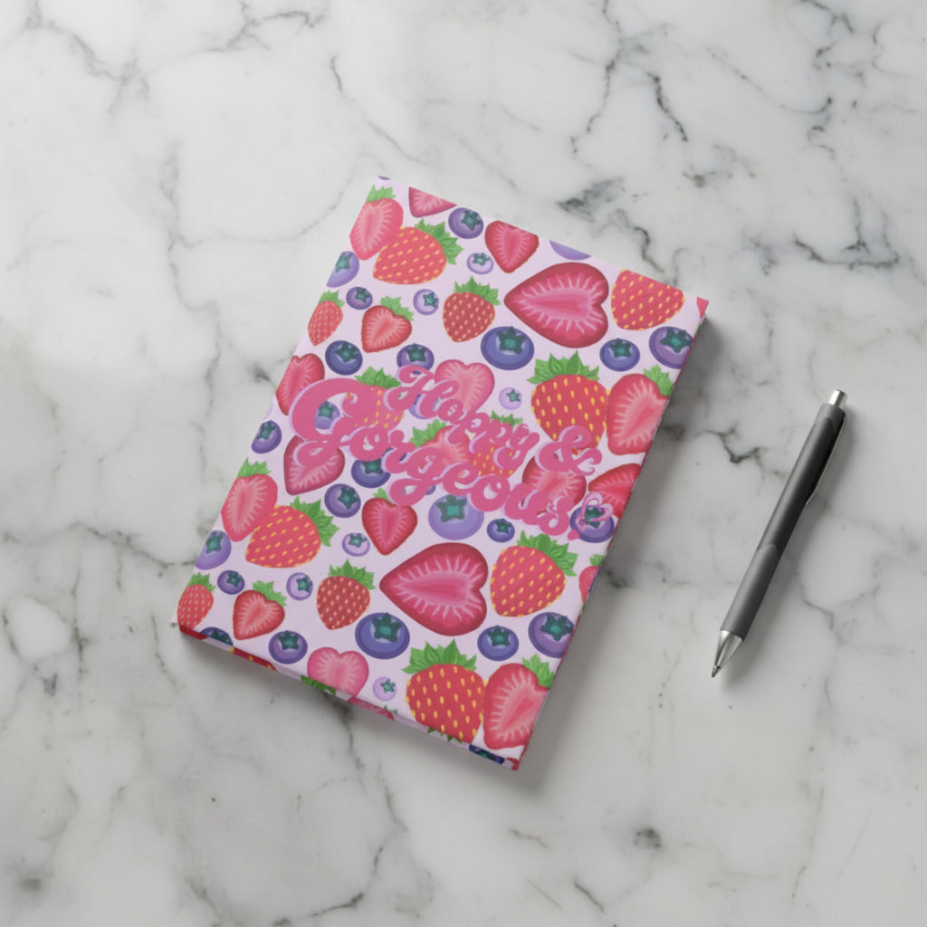 Berry Mixed Emotions | Hardcover Journal