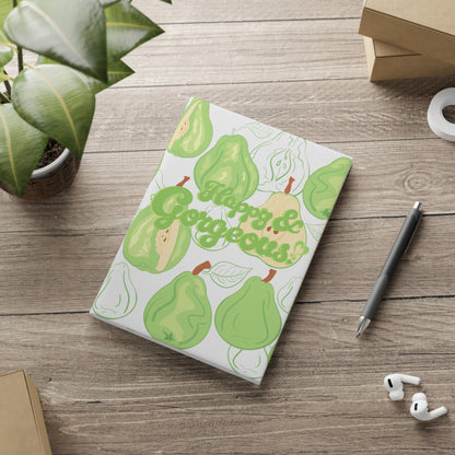 Peaceful Pears | Hardcover Journal