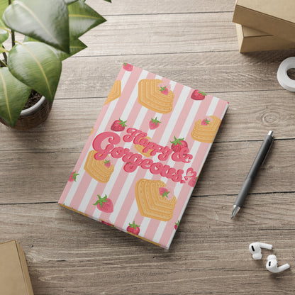 Strawberries & Waffles | Hardcover Journal