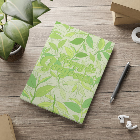 Leafy Green Tea | Hardcover Journal
