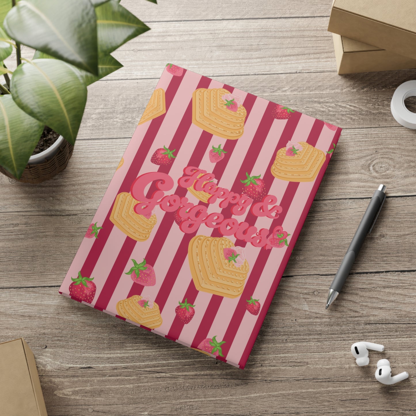 Heart Waffles | Hardcover Journal