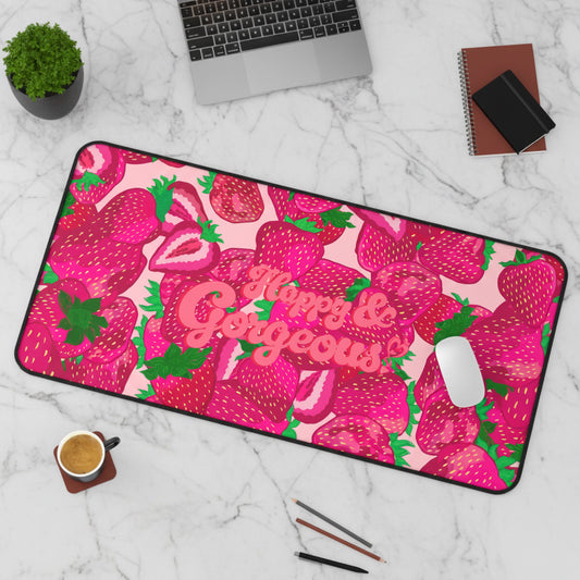 Strawberry Delight | Desk Mat