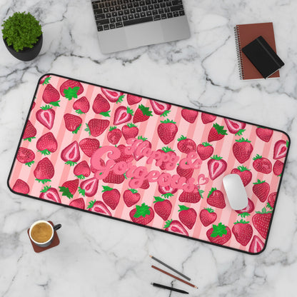 Strawberry Bliss | Desk Mat