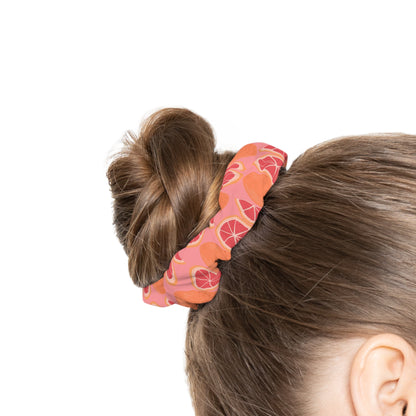 Pink Grateful Grapefruits | Hair Scrunchie