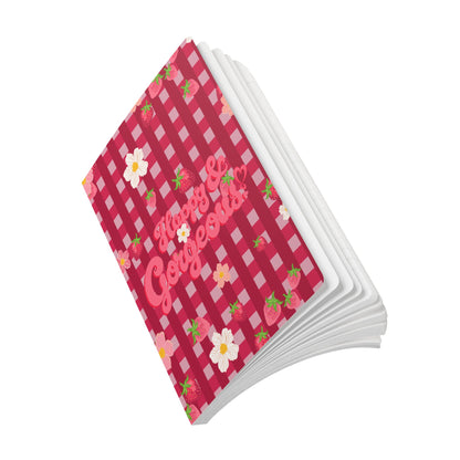 Strawberry Gingham | Softcover Journal