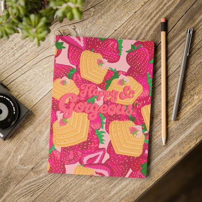 Strawberry Heart Waffles | Softcover Journal