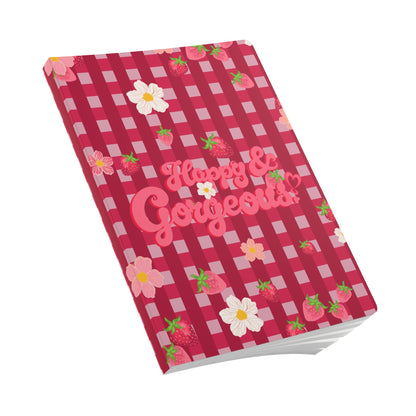 Strawberry Gingham | Softcover Journal