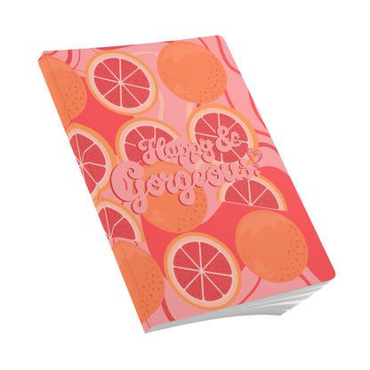 Pink Grateful Grapefruits | Softcover Journal