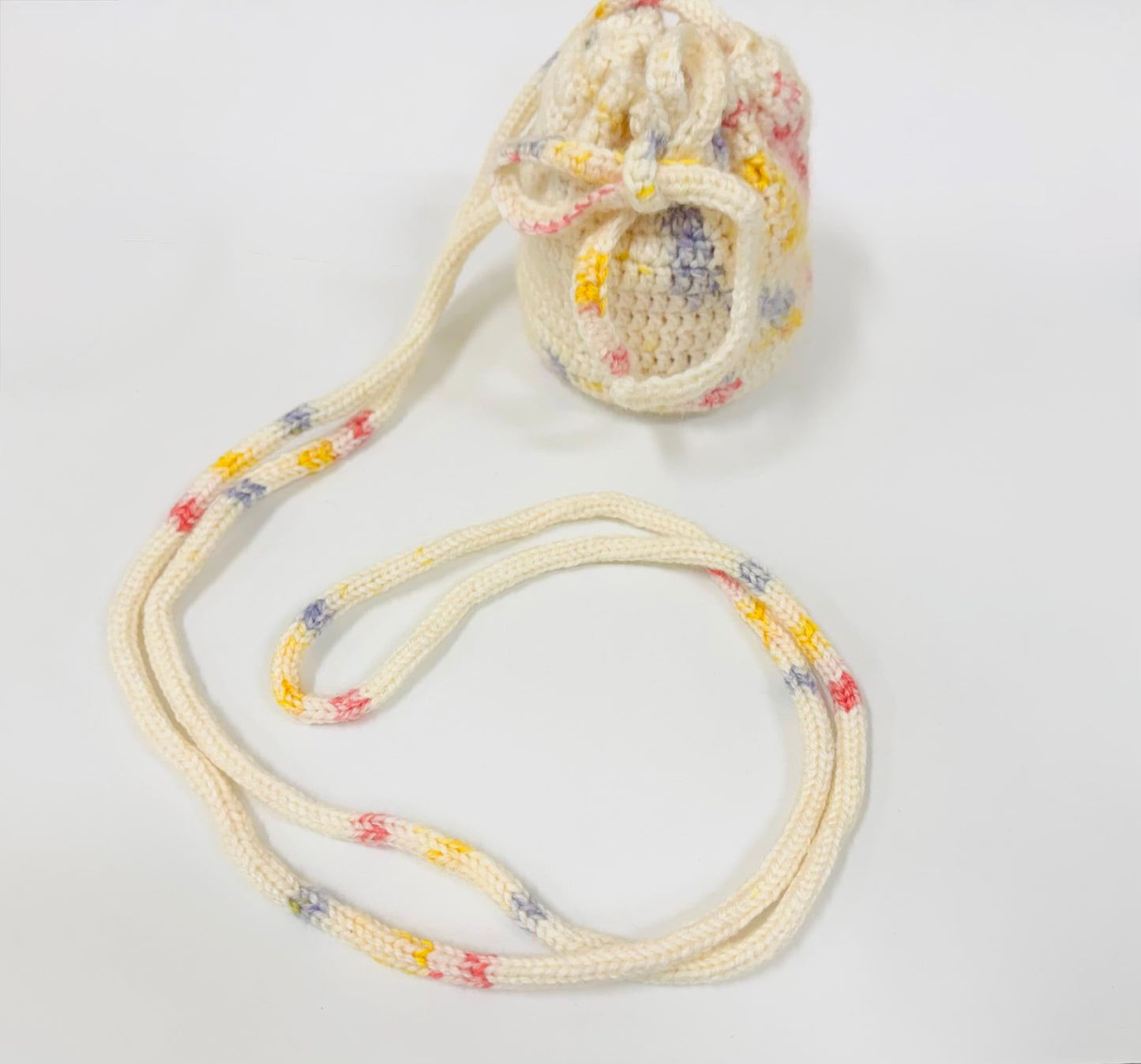 Sprinkled Joy | Crochet Drawstring Pouch