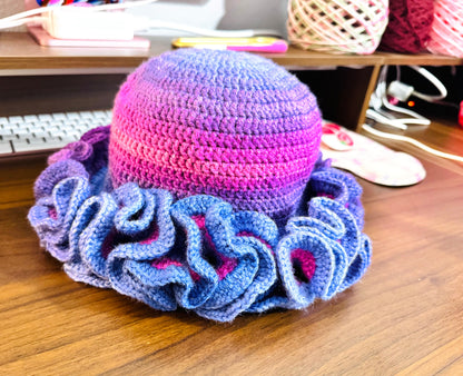 So Berry Pretty | Crochet Wavy Hat