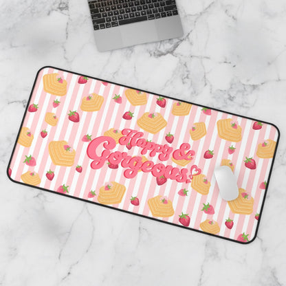Strawberries & Waffles | Desk Mat