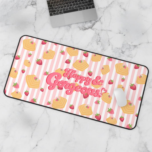 Strawberries & Waffles | Desk Mat
