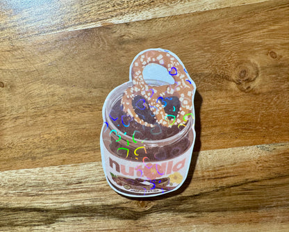 Chocolate covered Pretzel | Sticker
