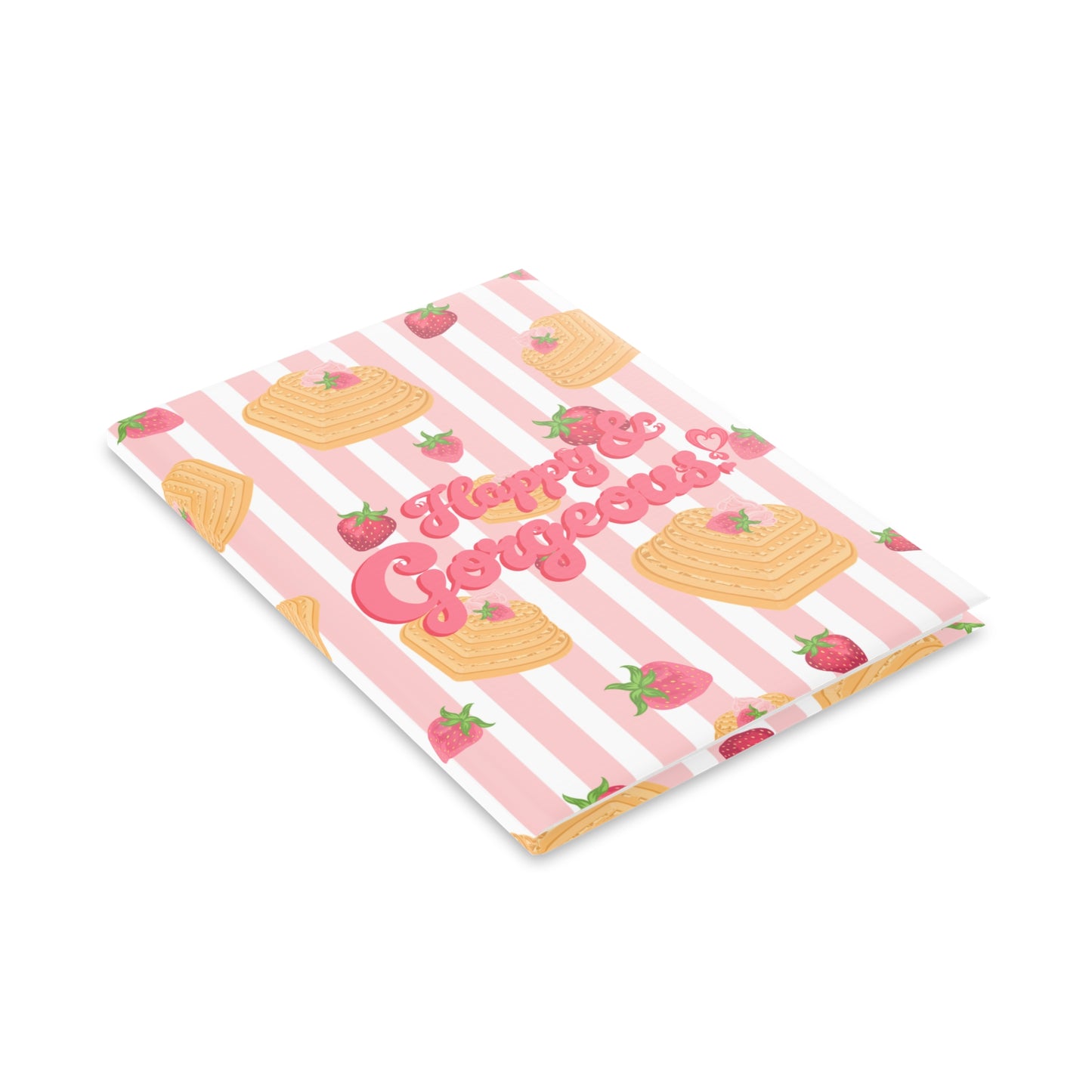 Strawberries & Waffles | Hardcover Journal
