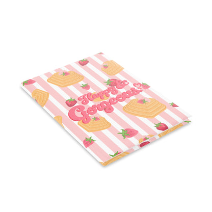 Strawberries & Waffles | Hardcover Journal