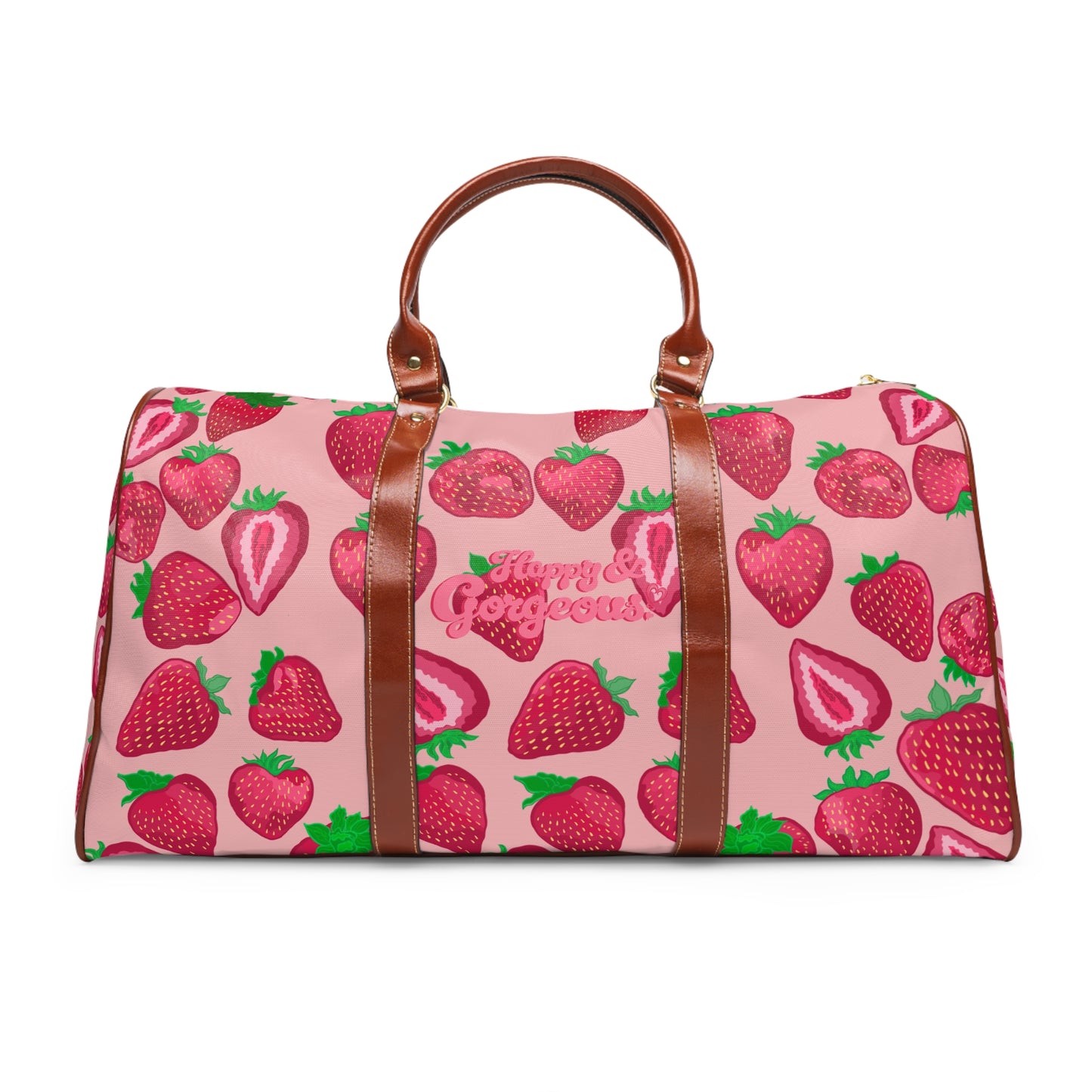 Pink Strawberry Delight | Duffel Bag