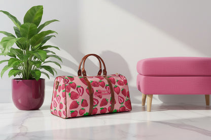 Pink Strawberry Delight | Duffel Bag