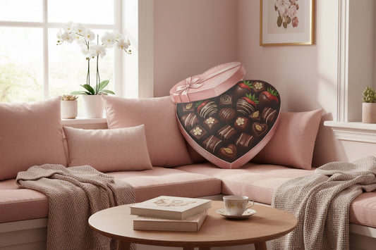 My Heart is Made of Chocolate | Decor Pillow