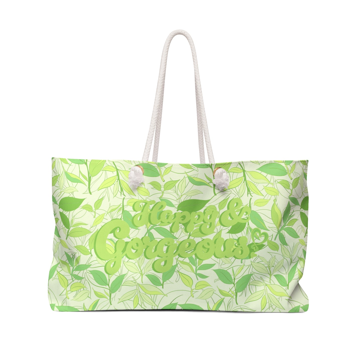 Leafy Green Tea Vibes | Weekender Bag