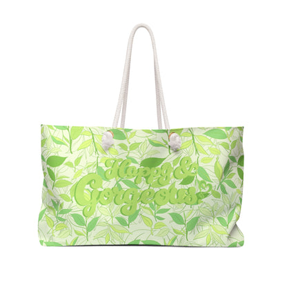Leafy Green Tea Vibes | Weekender Bag