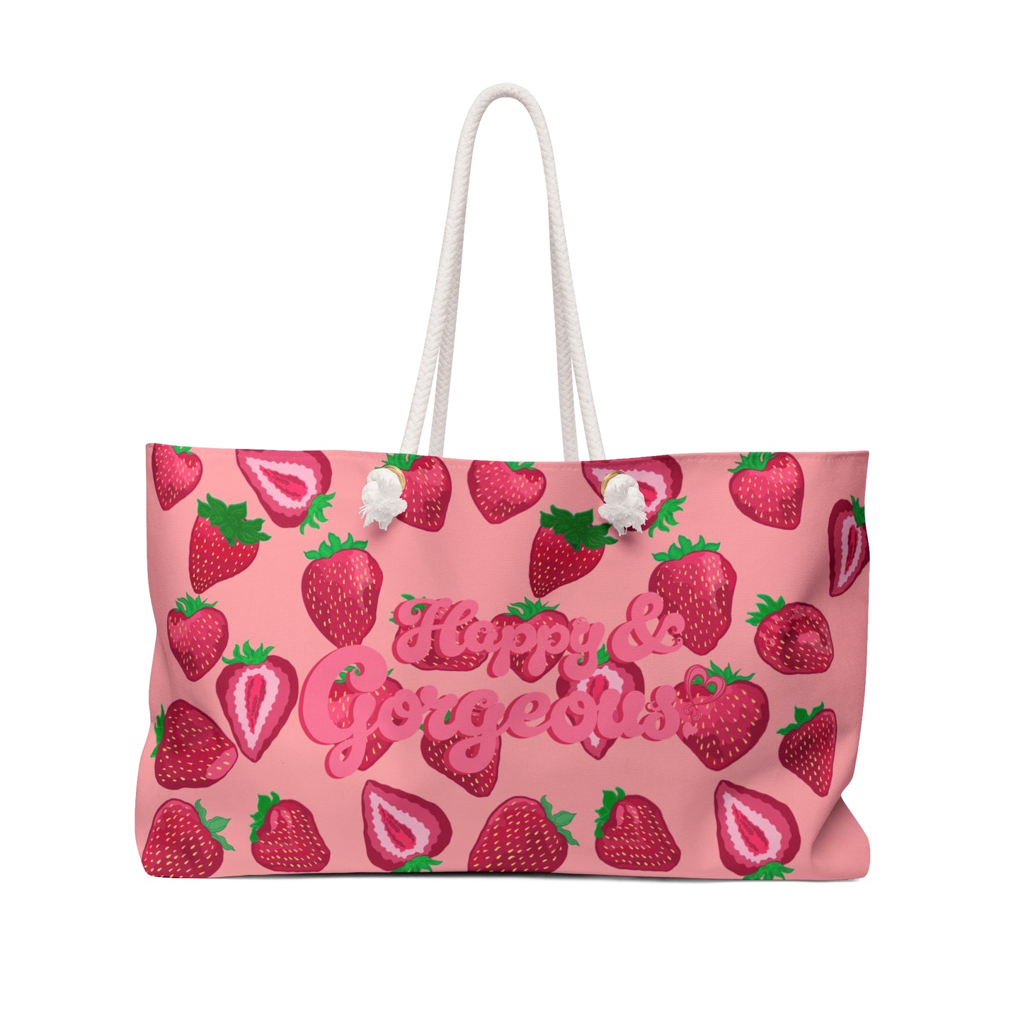 Pink Strawberry Delight | Weekender Bag