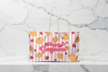 Strawberries & Waffles | Weekender Bag