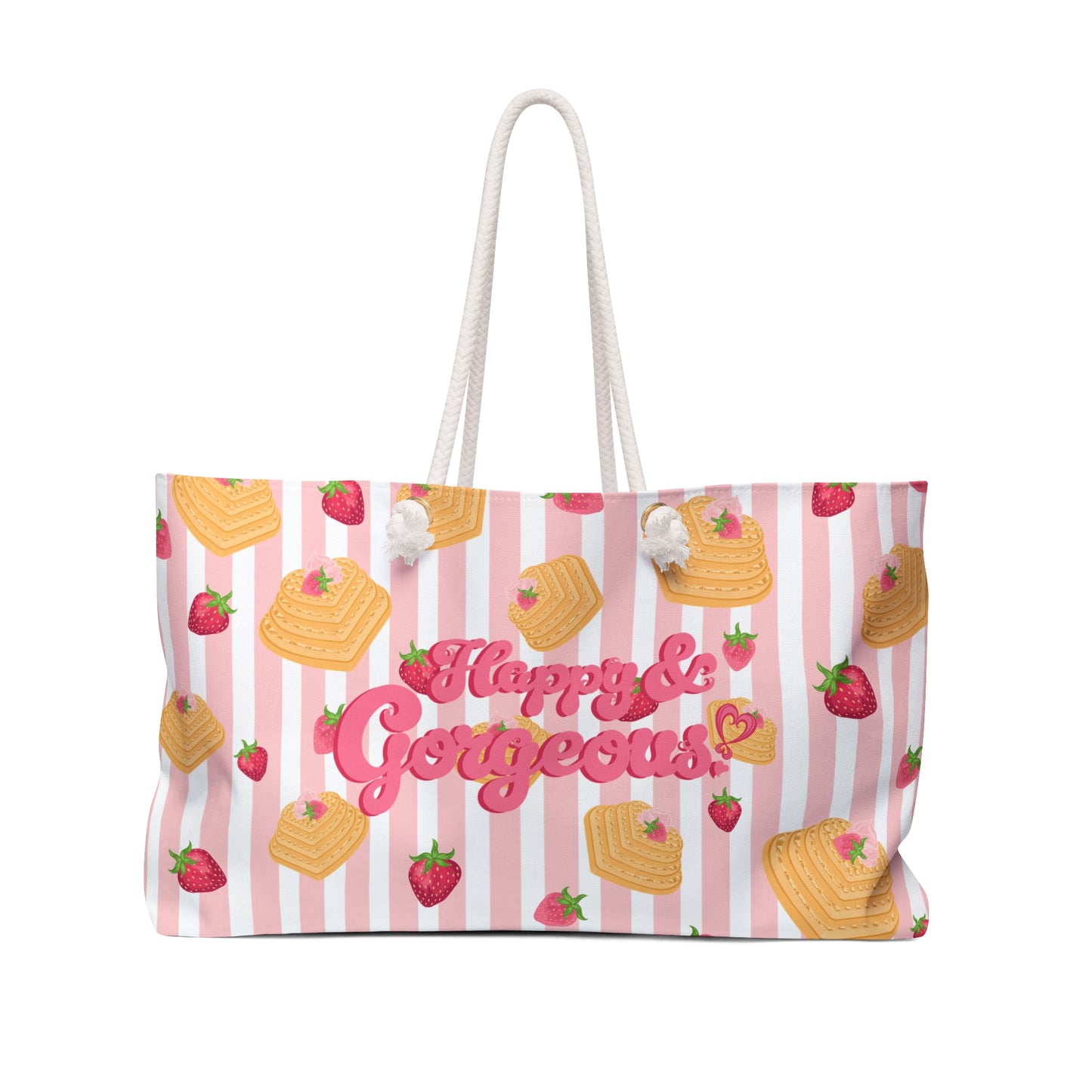 Strawberries & Waffles | Weekender Bag