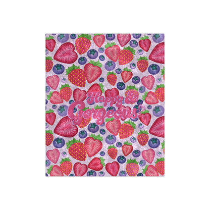 Berry Mixed Emotions | Crushed Velvet Throw