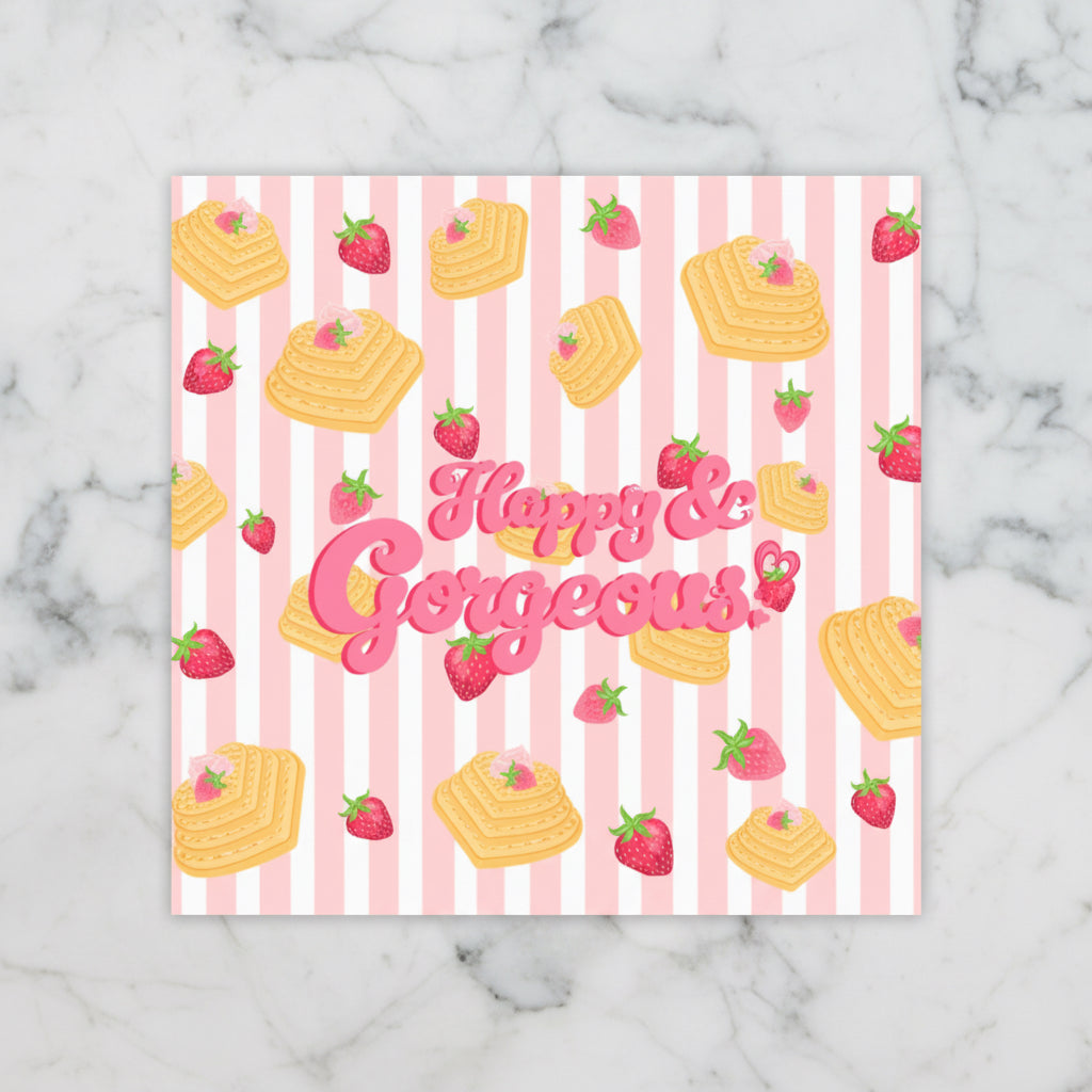 Strawberry & Waffles | Post-it® Sticky Notes
