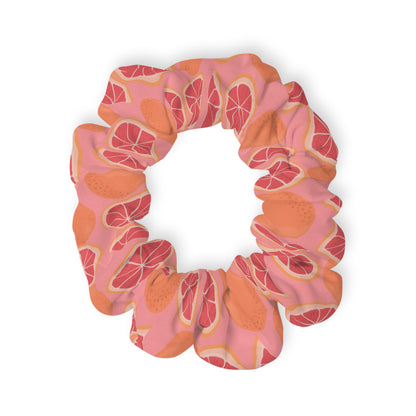 Pink Grateful Grapefruits | Hair Scrunchie