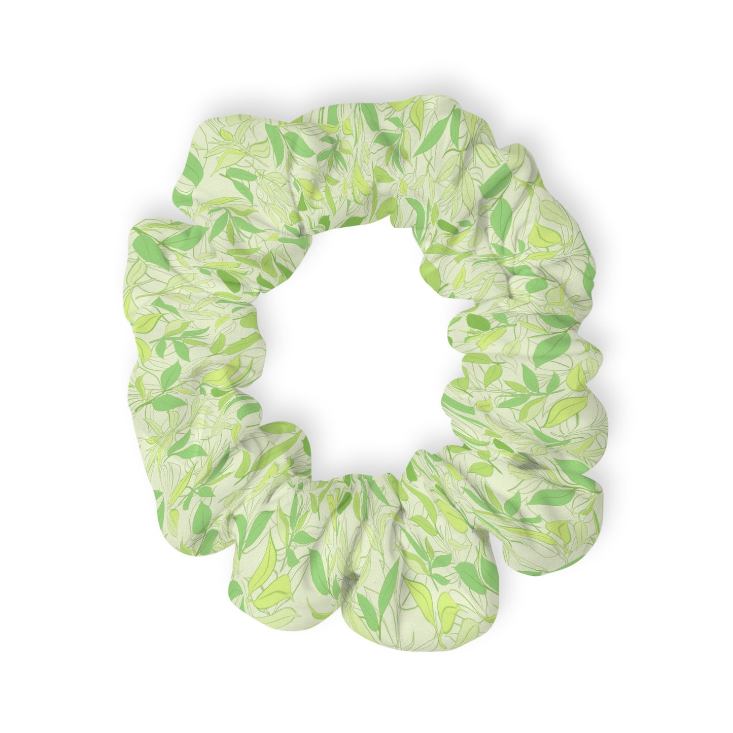 Leafy Green Tea Vibes | Hair Scrunchie