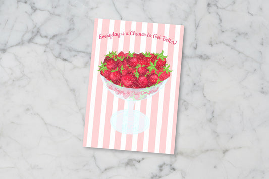 Pretty pink Strawberry Bowl | Post-it Sticky Notes