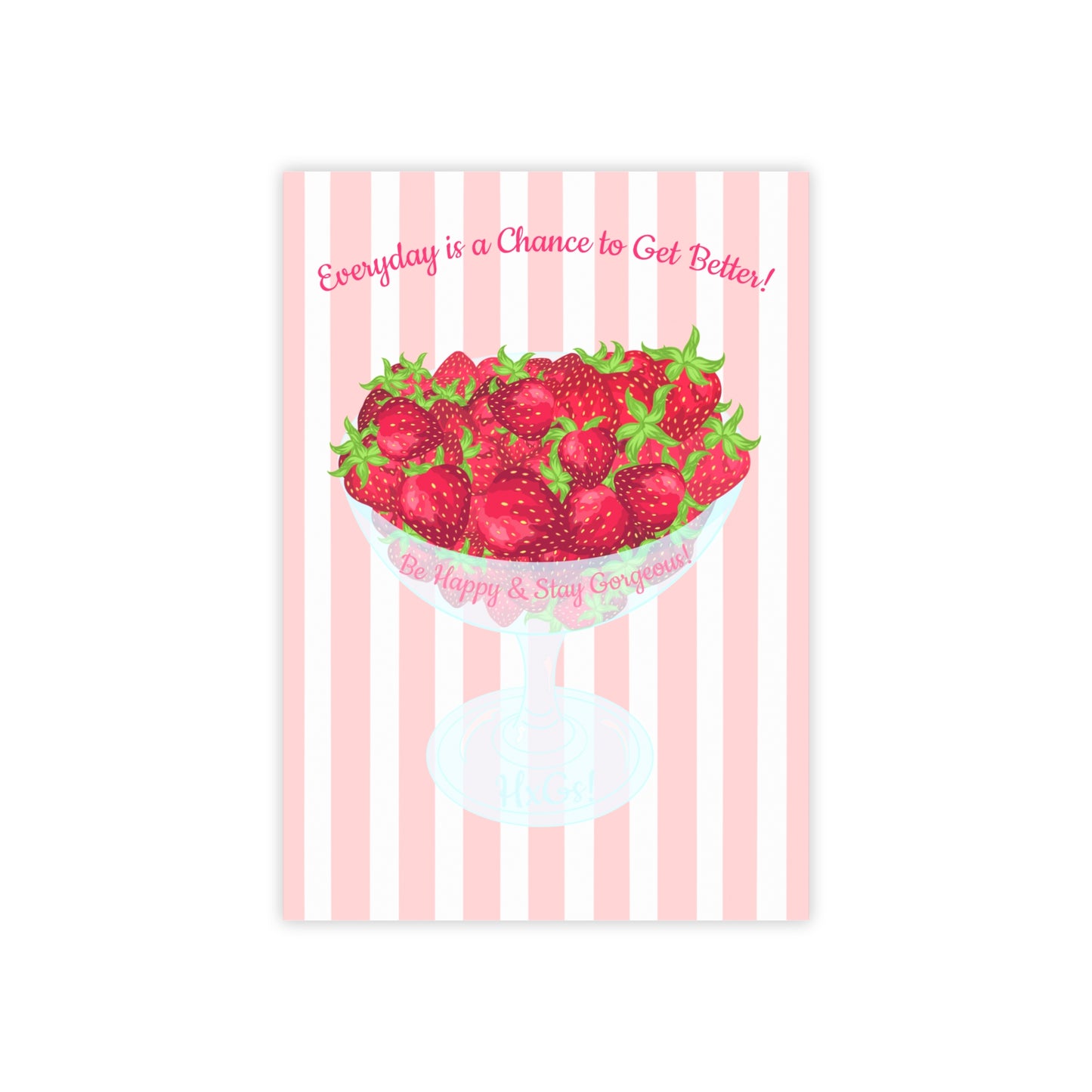 Pretty pink Strawberry Bowl | Post-it Sticky Notes