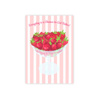 Pretty pink Strawberry Bowl | Post-it Sticky Notes