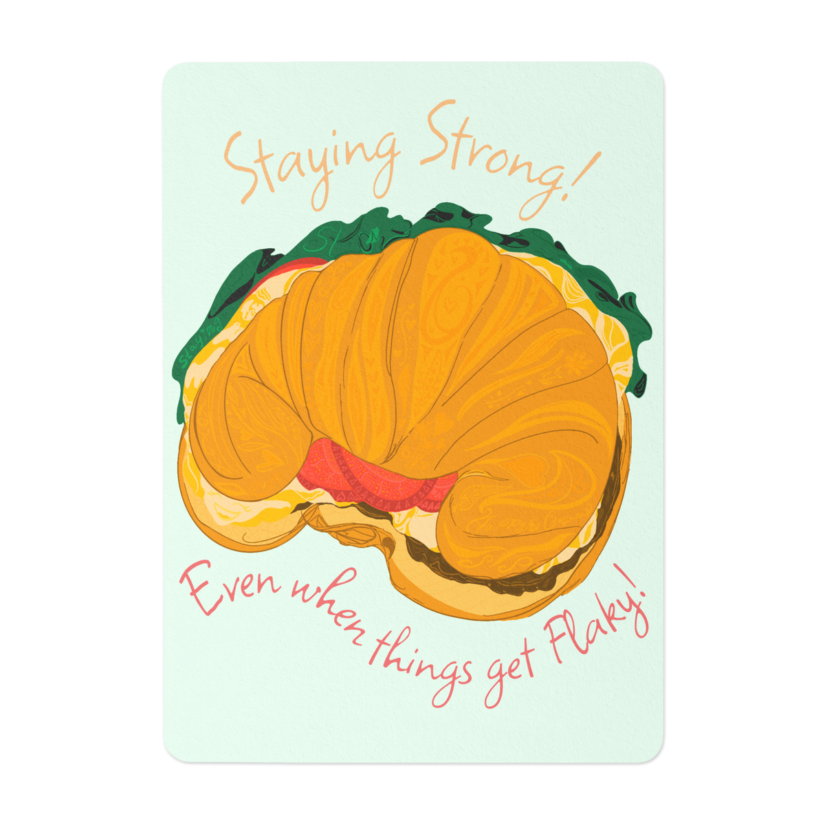 Croissant | Art Print Greeting Card