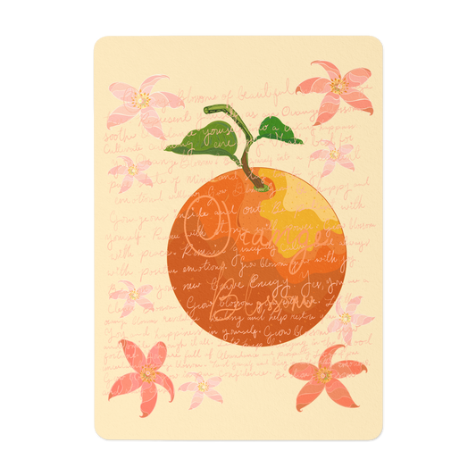 Orange Blossom | Art Print Greeting Card