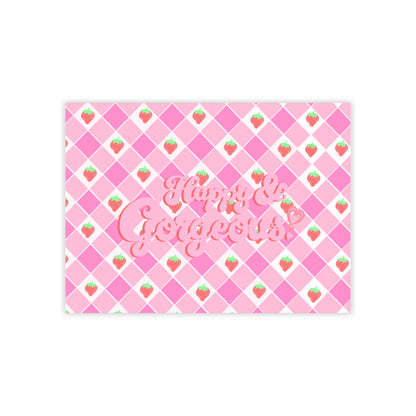 Pink Strawberry Gingham | Post-it Sticky Notes