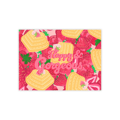 Strawberry Heart Waffles | Post-it Sticky Notes