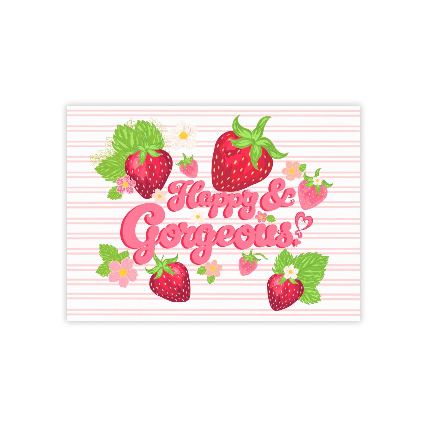 Pink Pastel Striped | Post-it® Sticky Notes