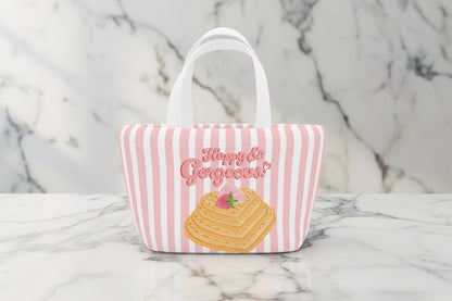 Heart Waffles | Lunch Tote Bag