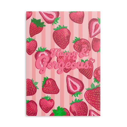 Strawberry Bliss | Hardcover Journal