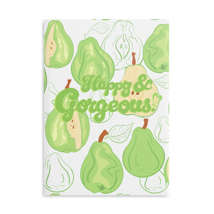 Peaceful Pears | Hardcover Journal