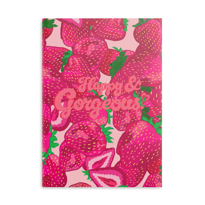 Strawberry Delight | Hardcover Journal