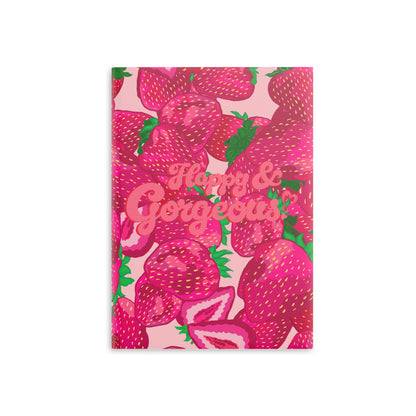 Strawberry Delight | Hardcover Journal